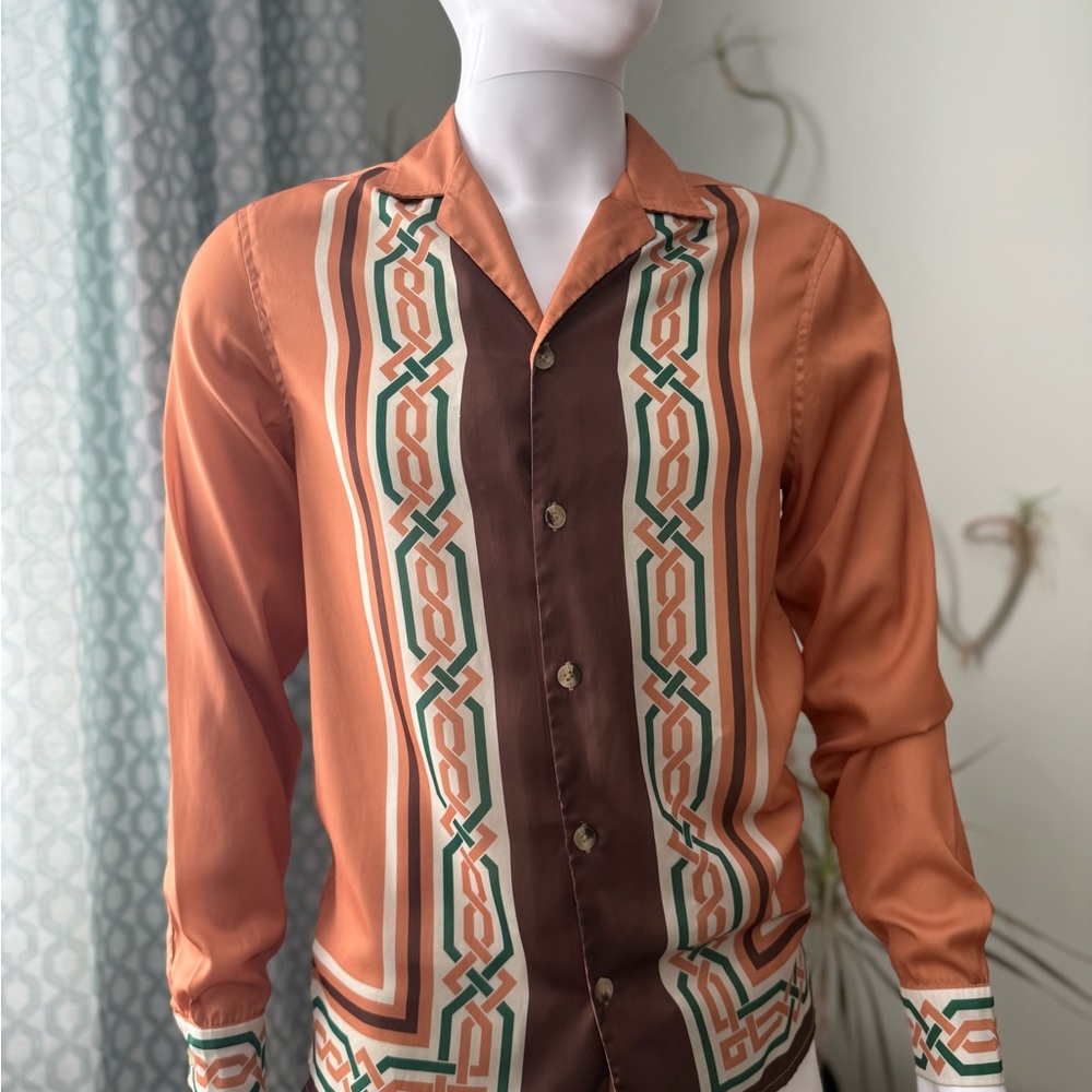 ASOS Design Orange and Tan Top